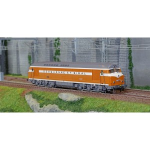 Mistral 25-01-S003 Locomotive diesel CC 80001 Belphégor, SNCF, Orange/Blanc Toit Noir, Desquenne et Giral Mistral Train Models M