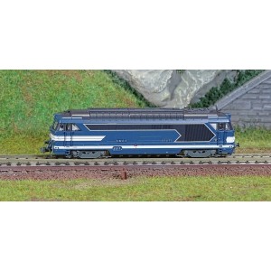 REE Modeles NW325S Locomotive diesel BB 67311, livrée bleue à plaques, dépôt Strasbourg, digitale sonore Ree Modeles NW-325.S - 