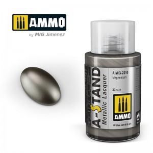 Peinture A-STAND Magnésium 30ml Mig AMMO - MIG Jimenez A.MIG-2310 - 1