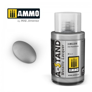 Peinture A-STAND Aluminium mat 30ml Mig AMMO - MIG Jimenez A.MIG-2316 - 1