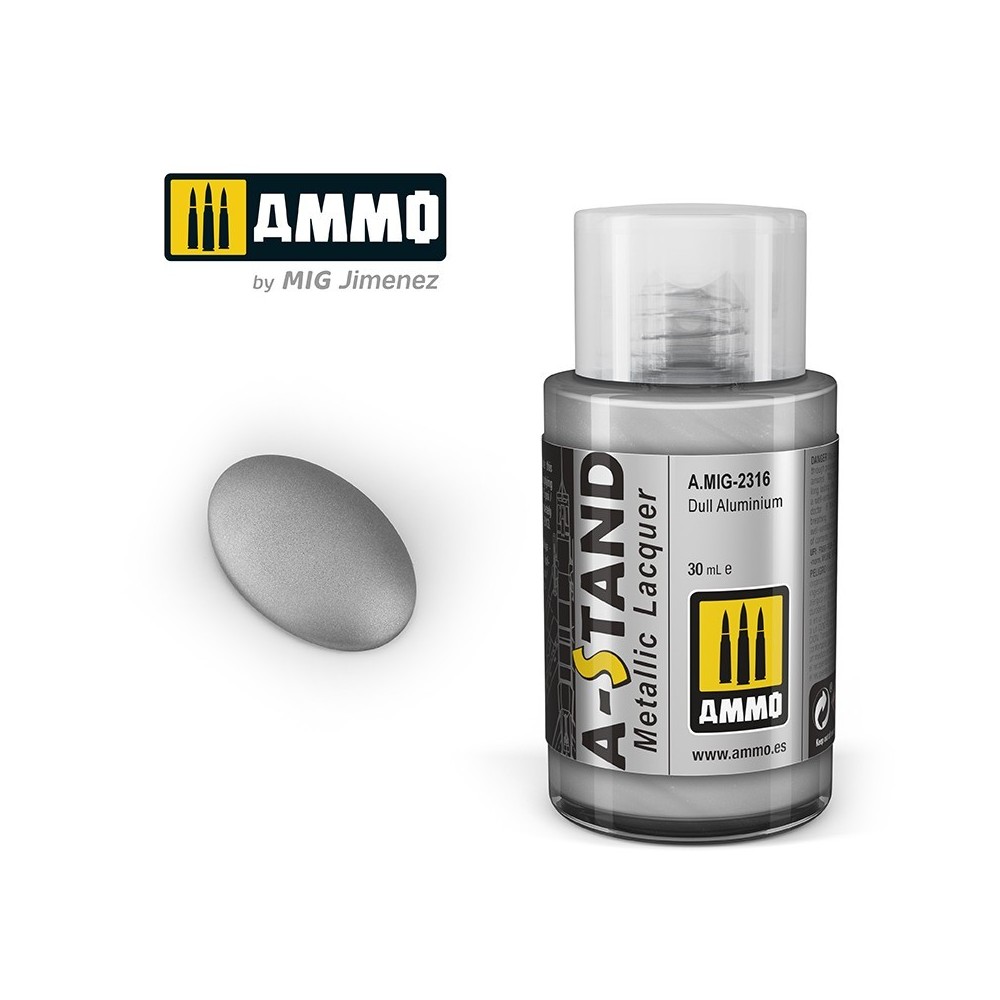 Peinture A-STAND Aluminium mat 30ml Mig AMMO - MIG Jimenez A.MIG-2316 - 1