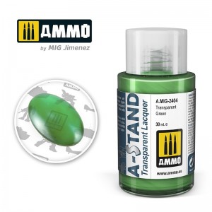 Peinture A-STAND Vert Transparent 30ml Mig AMMO - MIG Jimenez A.MIG-2404 - 1