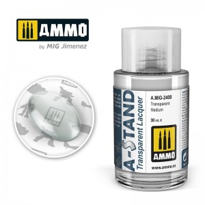 Peinture A-STAND Médium Transparent 30ml Mig AMMO - MIG Jimenez A.MIG-2400 - 1