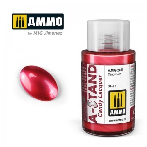 Peinture A-STAND Rouge Candy 30ml Mig AMMO - MIG Jimenez A.MIG-2451 - 1