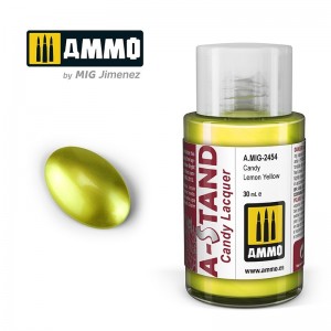 Peinture A-STAND Jaune Citron Candy 30ml Mig AMMO - MIG Jimenez A.MIG-2454 - 1