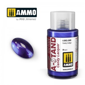 Peinture A-STAND Indigo Candy 30ml Mig AMMO - MIG Jimenez A.MIG-2460 - 1