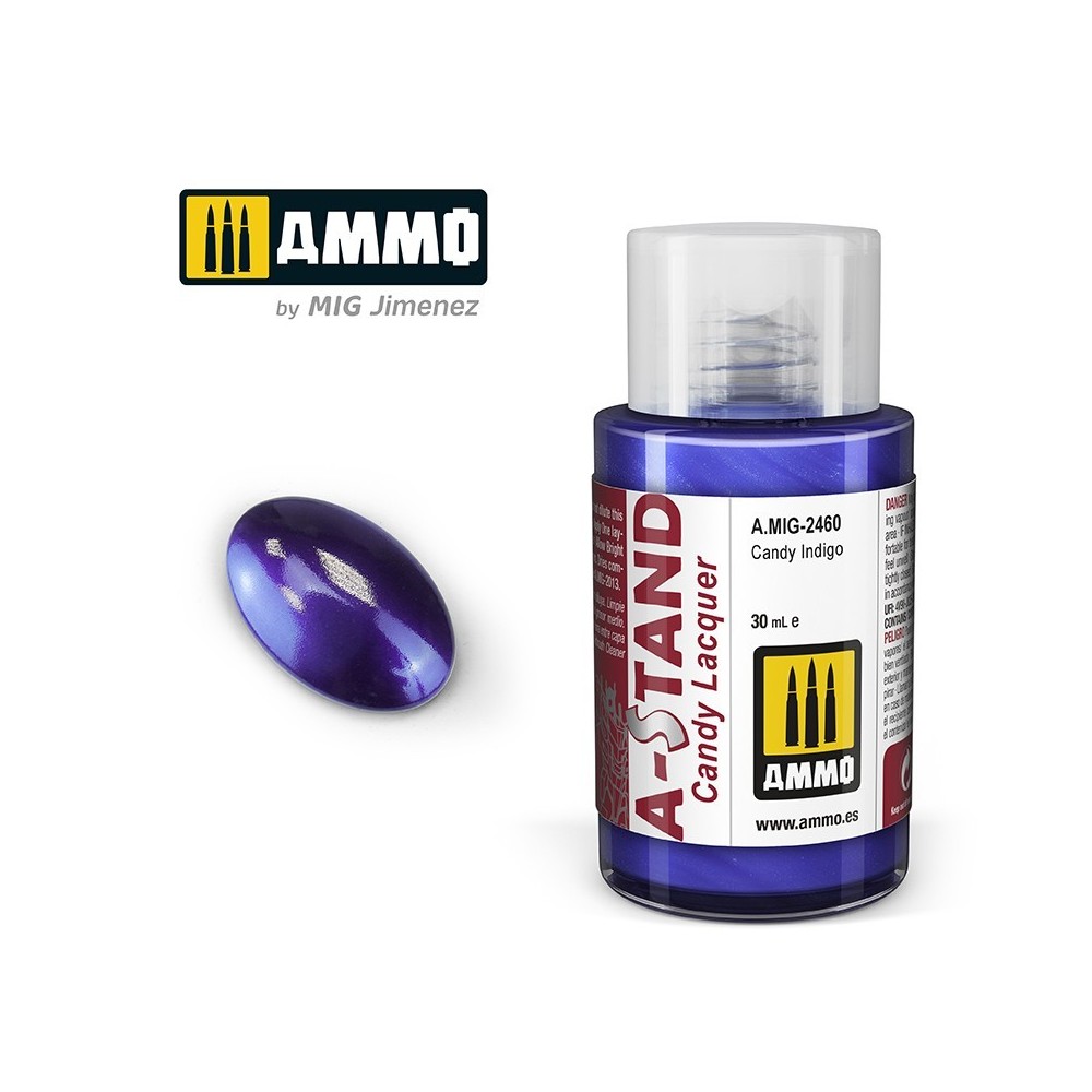 Peinture A-STAND Indigo Candy 30ml Mig AMMO - MIG Jimenez A.MIG-2460 - 1