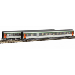 Piko 94504 Set de 2 voitures Corail Vu, 2ème classe et fourgon, SNCF, échelle N Piko Piko_94504 - 4