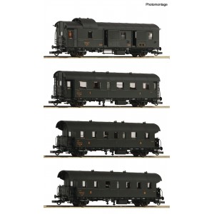 Roco 6200055 Set de 4 voitures voyageurs et fourgon ex-DRG, SNCF Roco Roco_6200055 - 7