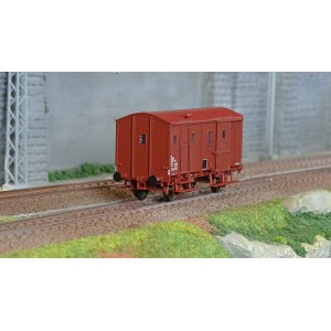 EPM 51.00.16 Wagon marchandise Fourgon M, Uk, rouge UIC, SNCF, feux fin de convoi, ep.IV EPM, Euro Passion Models EPM_51.00.16 -