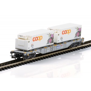 MiniTrix 15494 Wagon porte-conteneurs réfrigérés "Coop", CFF Cargo, échelle N Trix Trix_15494 - 4