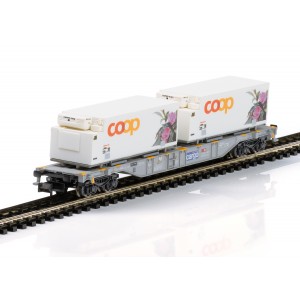 MiniTrix 15494 Wagon porte-conteneurs réfrigérés "Coop", SBB Cargo, échelle N Trix Trix_15494 - 1