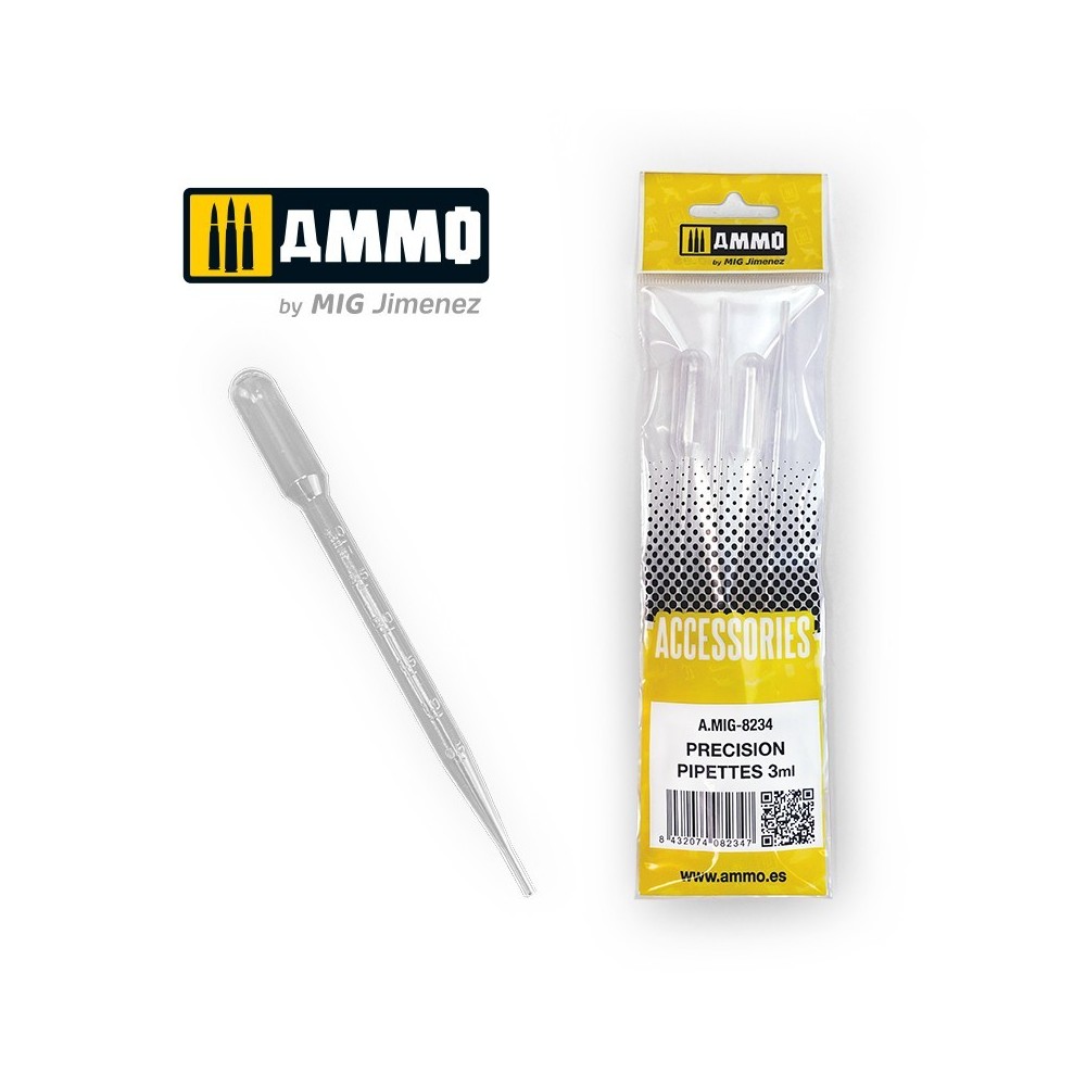 Petites pipettes 1 ml (x4) Ammo AMMO - MIG Jimenez A.MIG-8235 - 1