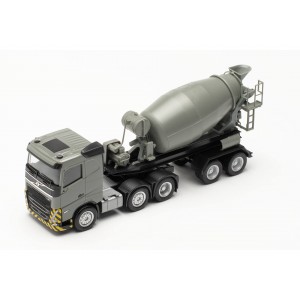 Herpa 316224 Camion Semi-remorque toupie Volvo FH flat Roof 2020 (6x2), gris/jaune Herpa Herpa_316224 - 3