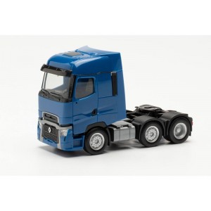 Herpa 315104 Camion Tracteur Renault T facelift 6x2, bleu Herpa Herpa_315104 - 1