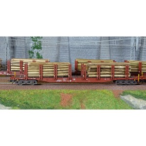 Marklin 47154 Set de 5 wagons à ranchers pour le transport de bois, DB AG Marklin Marklin_47154 - 2