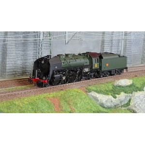 Jouef HJ2430 Locomotive à vapeur 141 R 44, tender charbon, livrée vert et noir, SNCF, Sarreguemines Jouef HJ2430 - 1