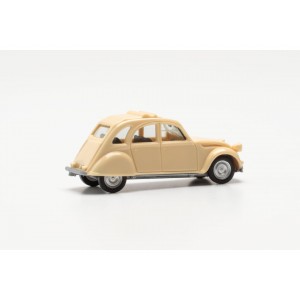 Herpa 020824-007 Voiture 2CV capote ouverte, ivoire Herpa Herpa_020824-007 - 2