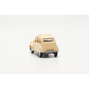 Herpa 020824-007 Voiture 2CV capote ouverte, ivoire Herpa Herpa_020824-007 - 3