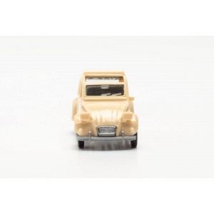 Herpa 020824-007 Voiture 2CV capote ouverte, ivoire Herpa Herpa_020824-007 - 4
