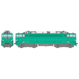 Ree Modeles MB206.S Locomotive électrique BB 16020, Verte, avec jupes, LA CHAPELLE, sonore, panthos motorisés Ree Modeles MB-206