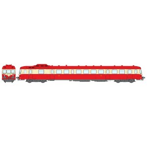 Ree Modeles MB229.S Autorail X 2913, 1ère classe, Rouge et Crème, Toit rouge, VAISE, SNCF, digital sonore Ree Modeles MB-229.S -