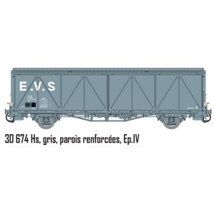Ls Models 30674 Wagon EVS, Hs, SNCF, gris, parois renforcées Ls models Lsm_30674 - 1