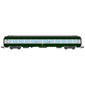 REE Modeles NW188 Voiture Couchette UIC B9c9x, toit haut, Livrée 160, toit gris Ree Modeles NW-188 - 3