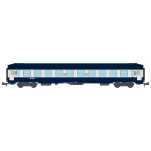 REE Modeles NW214 Voiture Couchette UIC B9c9x, toit haut, Livrée TEN, Logo Nouille Ree Modeles NW-214 - 3