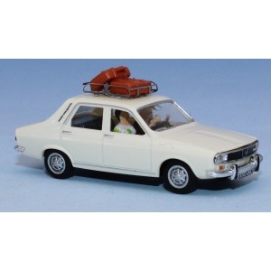 SAI 1736 Renault 12 TL, ivoire, galerie de toit, 2 valises, un conducteur et un passager Sai Sai_1736 - 1