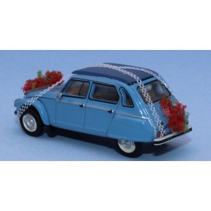 SAI 1507 Citroën Dyane 6 1968, bleu cristal, fermée "voiture des mariés" Sai Sai_1507 - 2