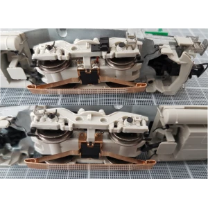 Os.Kar DM1SKI4ESX Set transformation 3 rails, 1 Ski + 4 Essieux pour BB 75000 et BB 27000/37000 Os.Kar International Os.Kar_DM1S