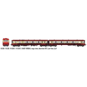 LS Models 10039 Autorail EAD X4687 - XR8684, rouge crème, décoration 1973, Lyon-Vaise Ls models Lsm_10039 - 5