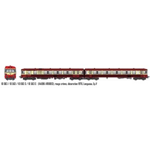 LS Models 10063 Autorail EAD X4696 - XR8693, rouge crème, décoration 1976, Longueau Ls models Lsm_10063 - 5
