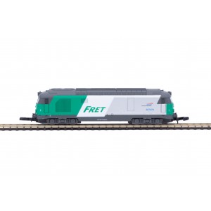Azar L01-FR2D Locomotive diesel BB 67478, SNCF, livrée FRET, logo casquette, digitale, échelle Z AZAR Models AZAR_L01-FR2D - 6