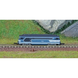 Azar L01-BL4D Locomotive diesel BB 67411, SNCF, livrée bleue, logo nouille, digitale, échelle Z AZAR Models AZAR_L01-BL4D - 2