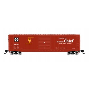 Rivarossi HR6661A Wagon couvert US à bogies, sans passerelle de toit "San Francisco Chief", US-Boxcar n°12711, ATSF Rivarossi HR