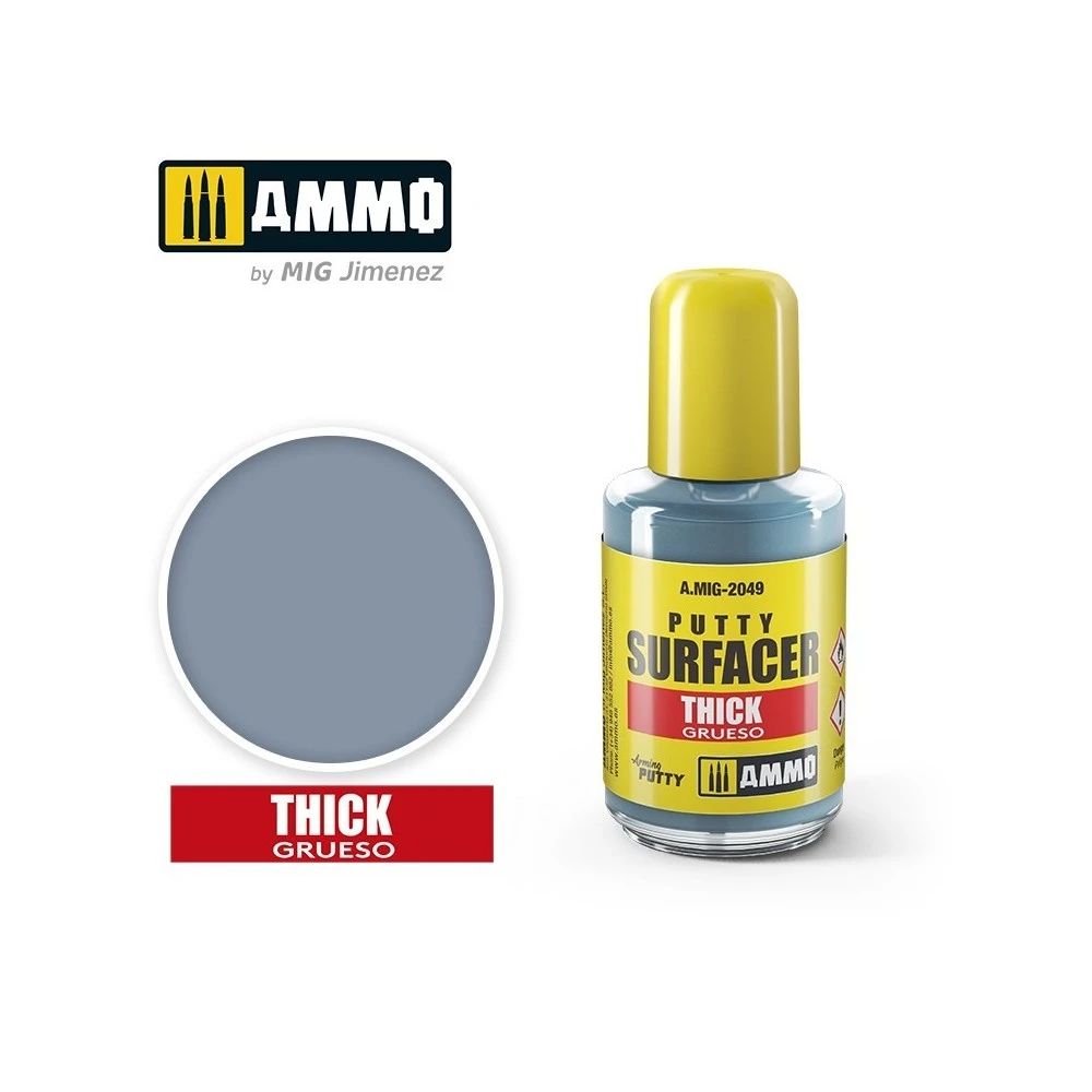 Mastic liquide de surface - Epais (30ml) Mig AMMO - MIG Jimenez A.MIG-2049 - 1 Mastic liquide de surface - Epais (30ml) Mig AMMO - MIG Jimenez A.MIG-2049 - 1