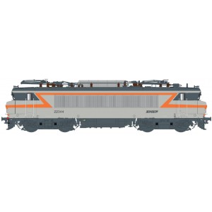 Ls Models 11107 Locomotive électrique BB 22344 SNCF, gris béton/orange, logo Nouille, Marseille Ls models Lsm_11107 - 4