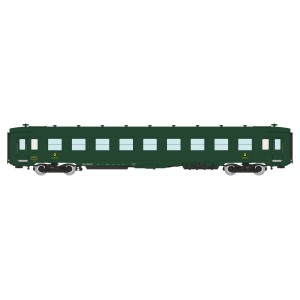 Ree Modeles VB401 Voiture voyageurs DEV AO Couchettes, SNCF, B9c9 myfi, vert 306, ep.III Ree Modeles VB-401 - 3