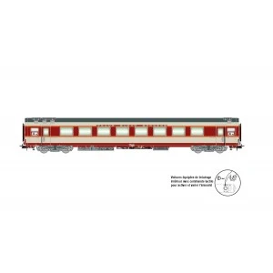 Jouef HJ4194 Voiture voyageurs Grand Confort TEE Le Kléber, SNCF, A8tu, éclairée Jouef HJ4194 - 3
