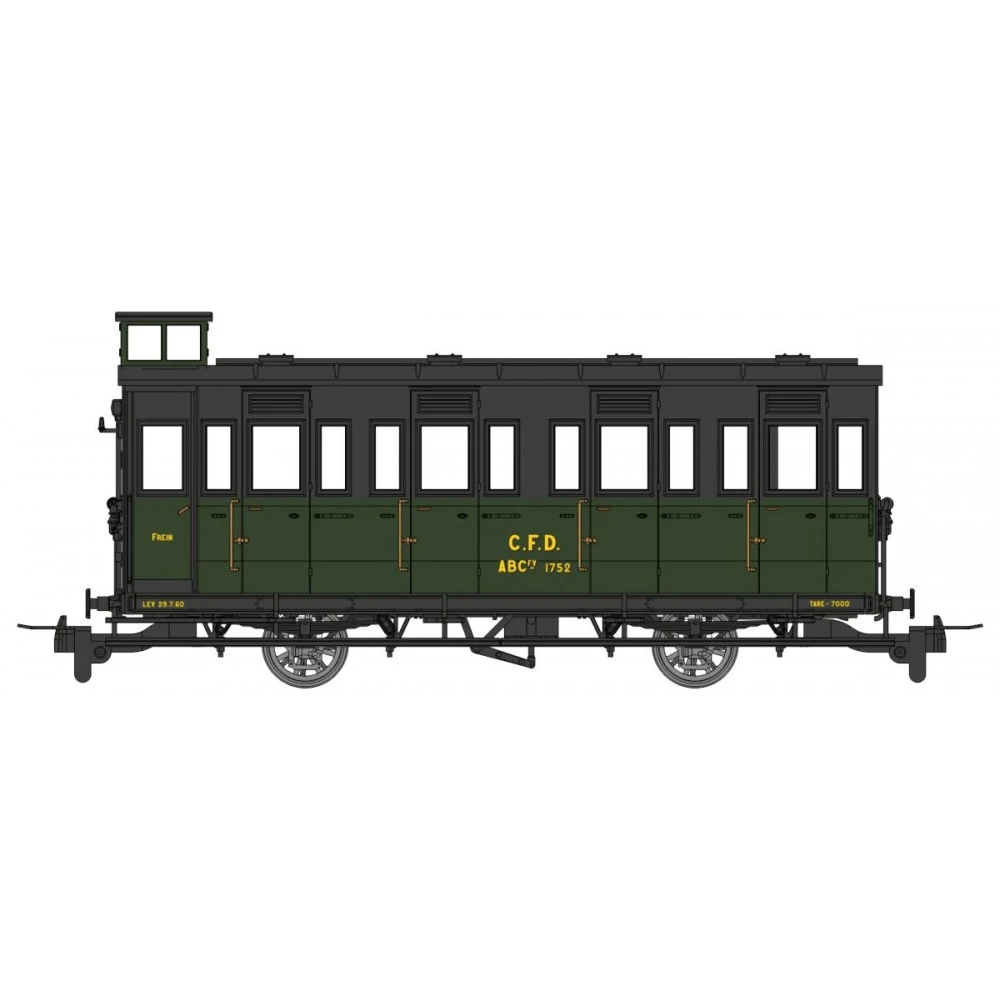 Ree Modeles VM045 Wagon "CAGE A POULE", CFD, N°ABCFY 1752, HOm Ree Modeles VM-045 - 1 Ree Modeles VM045 Wagon "CAGE A POULE", CFD, N°ABCFY 1752, HOm Ree Modeles VM-045 - 1
