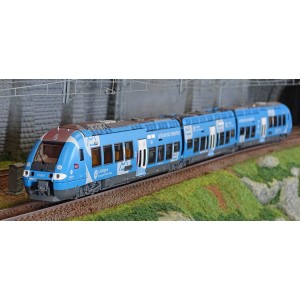 LS Models 10089S Autorail AGC B 81661/81662, livré AURA, 3 caisses, digital sonore Ls models Lsm_10089S - 2