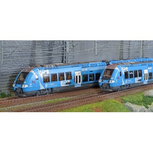 LS Models 10089S Autorail AGC B 81661/81662, livré AURA, 3 caisses, digital sonore Ls models Lsm_10089S - 1