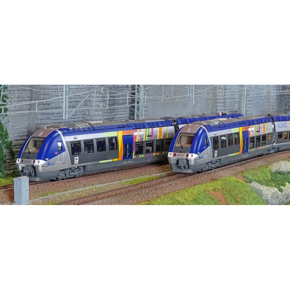 LS Models 10393 Autorail AGC B 82783/82784, livré TER ALSACE, 4 caisses Ls models Lsm_10393 - 1 LS Models 10393 Autorail AGC B 82783/82784, livré TER ALSACE, 4 caisses Ls models Lsm_10393 - 1