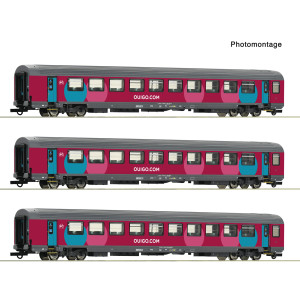 Roco 6200025 Set de 3 voitures voyageurs Voitures Corail, SNCF, Ouigo Roco Roco_6200025 - 7