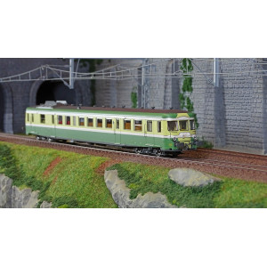 Ree Modeles MB230 Autorail X 2898, 1ère/2ème classe, Vert et Jaune, VAISE, SNCF Ree Modeles MB-230 - 3