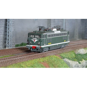 R37 HO41086DS Locomotive électrique BB 25562, SNCF, verte, tampons SAGEM, Montrouge, digital sonorisée Rail 37 - R37 R37_HO41086