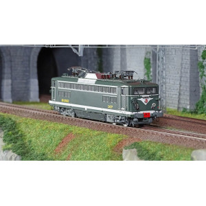 R37 HO41086DS Locomotive électrique BB 25562, SNCF, verte, tampons SAGEM, Montrouge, digital sonorisée Rail 37 - R37 R37_HO41086