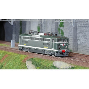 R37 HO41088DS Locomotive électrique BB 25574, SNCF, verte, tampons U6, étrave, Dijon, digital sonorisée Rail 37 - R37 R37_HO4108
